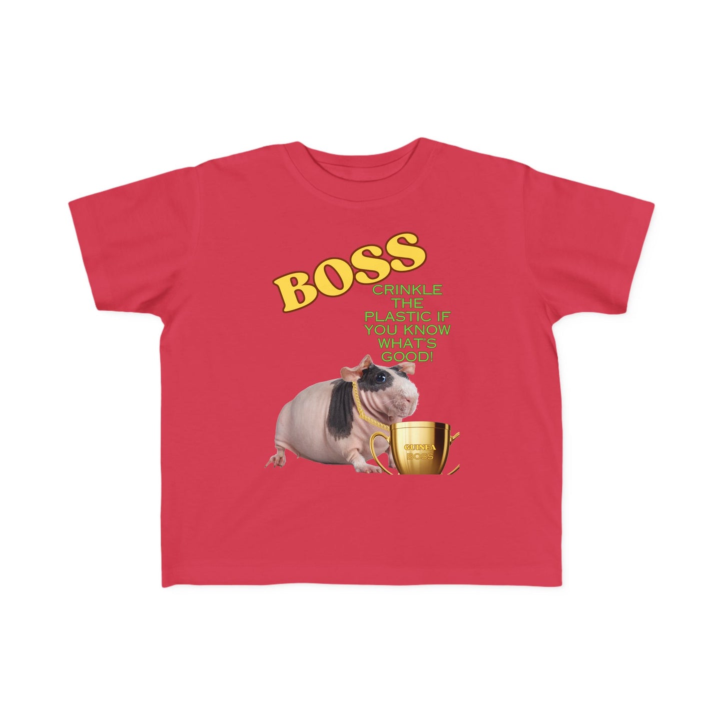 Boss Skinny Guinea Pig Toddler's Fine Jersey Tee