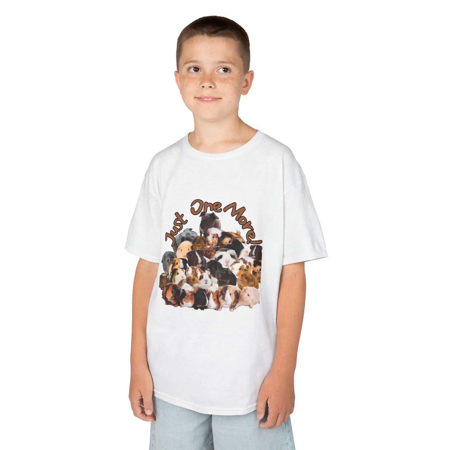 Kids T-Shirt with A Herd of Guinea Pigs Design - Just One More Quote