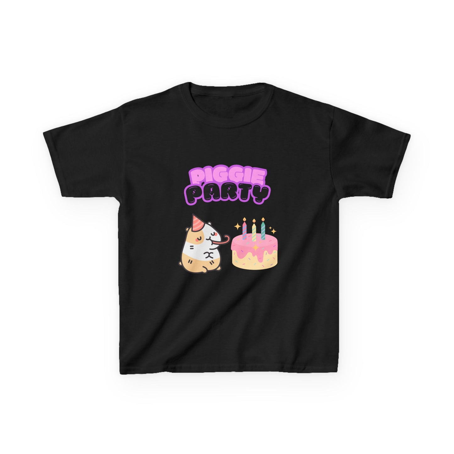 Kids T-Shirt, Guinea Pig Birthday Party Tee, Cute Animal Shirt, Children's Graphic Top, Youth Clothing, Birthday Gift