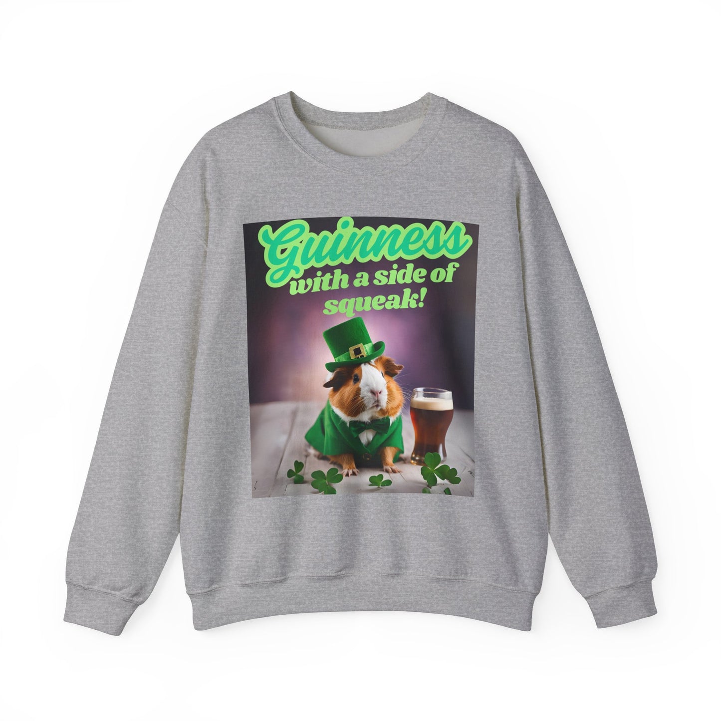 St. Patrick's Day Sweatshirt, Funny Pet Sweatshirt, Guinea Pigs