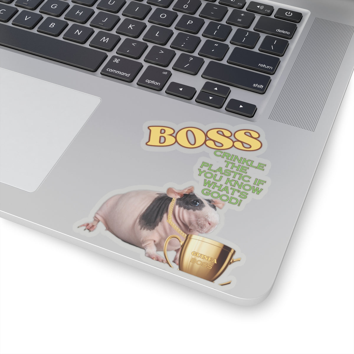 Boss Guinea Pig Kiss-Cut Stickers