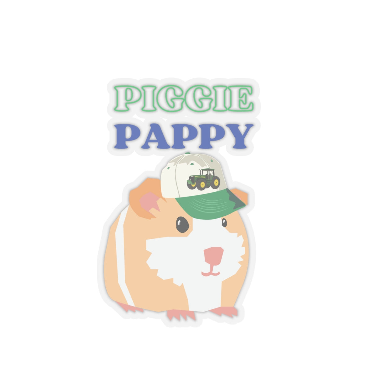 Guinea Piggie Pappy Kiss-Cut Stickers