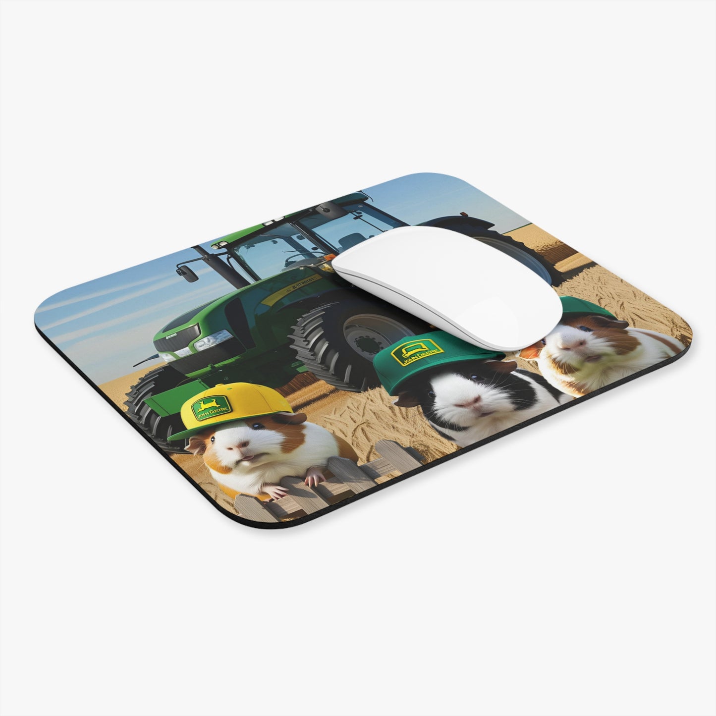 Guinea Pig Tractor Mouse Pad (Rectangle)