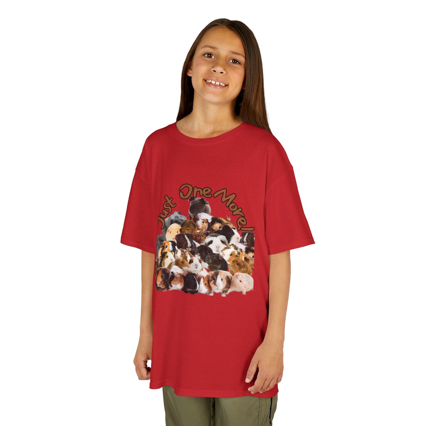 Kids T-Shirt with A Herd of Guinea Pigs Design - Just One More Quote