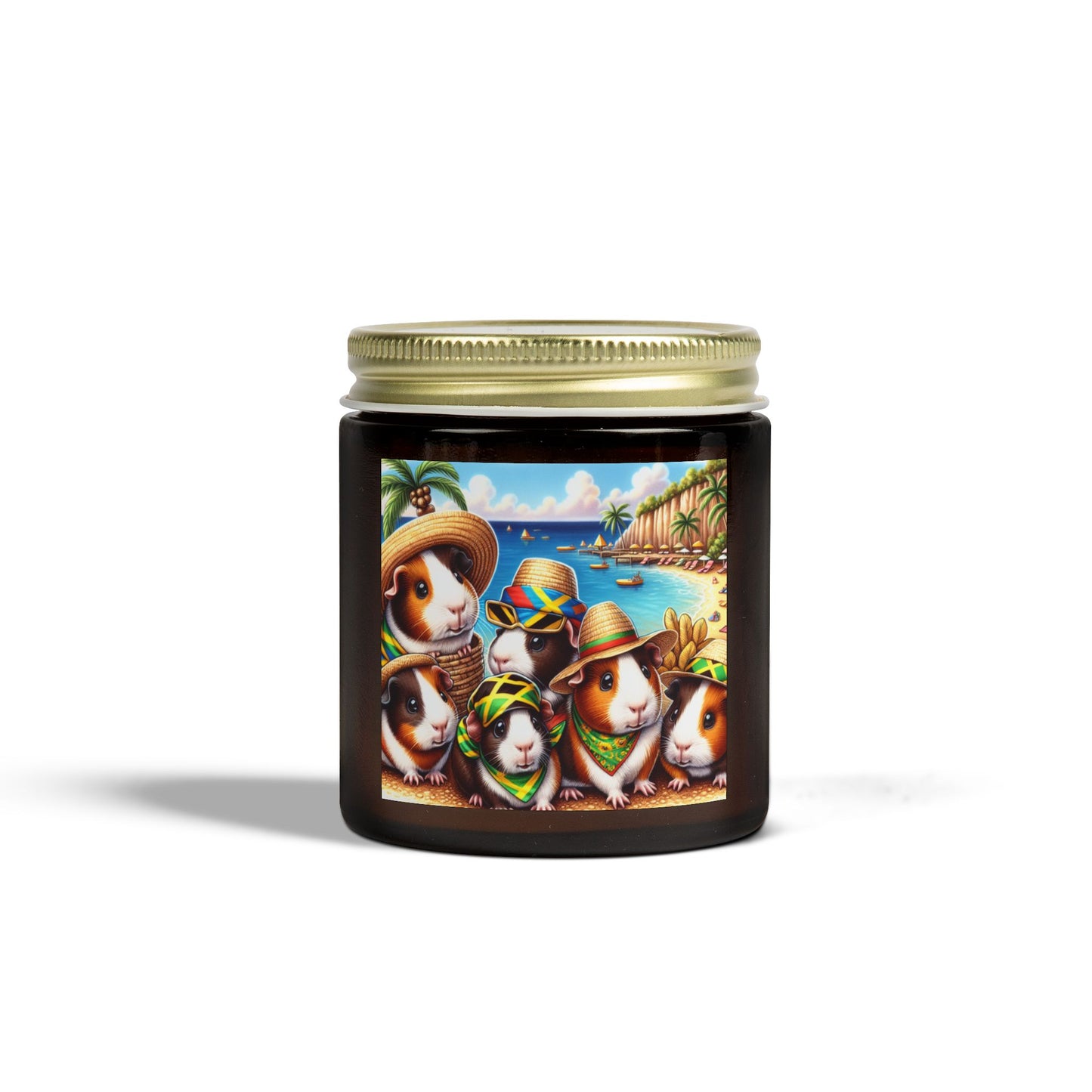 Candles, Guinea Pigs in Jamaica Coconut Apricot Wax