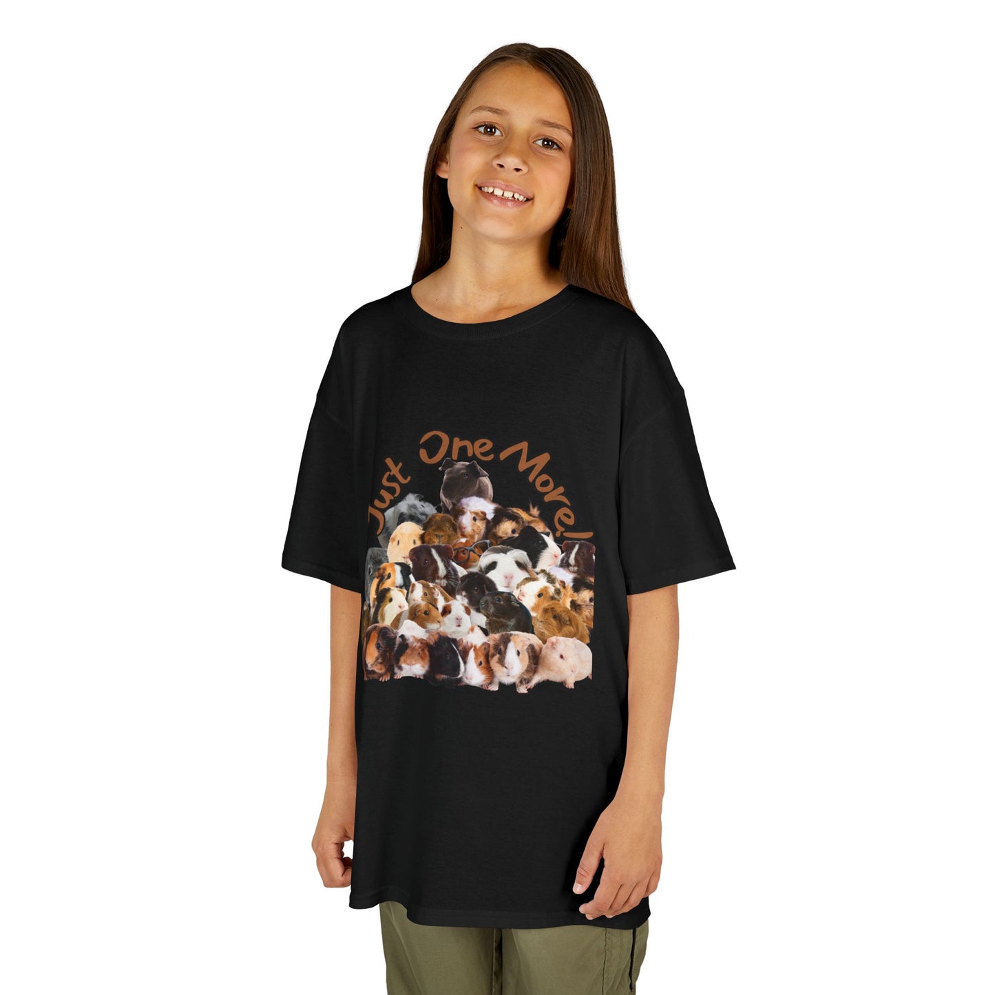 Kids T-Shirt with A Herd of Guinea Pigs Design - Just One More Quote