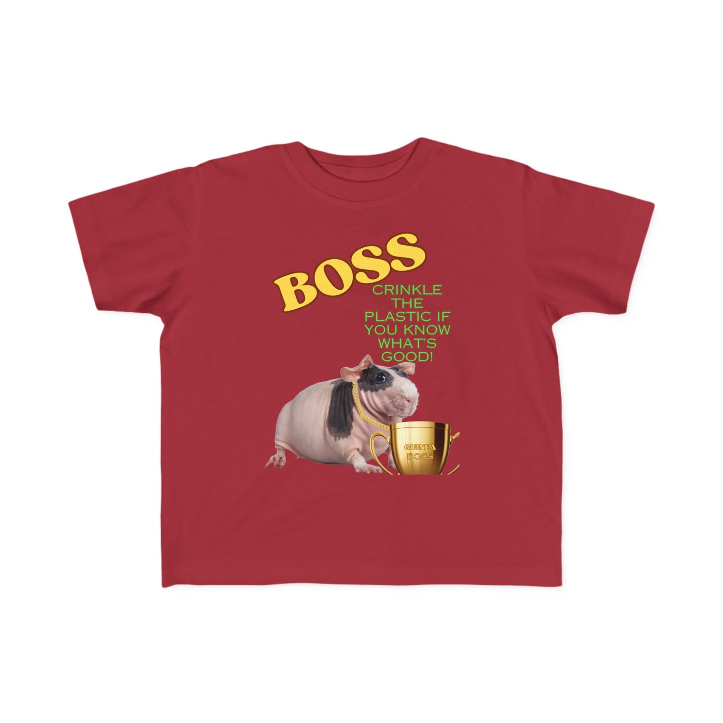 Boss Skinny Guinea Pig Toddler's Fine Jersey Tee