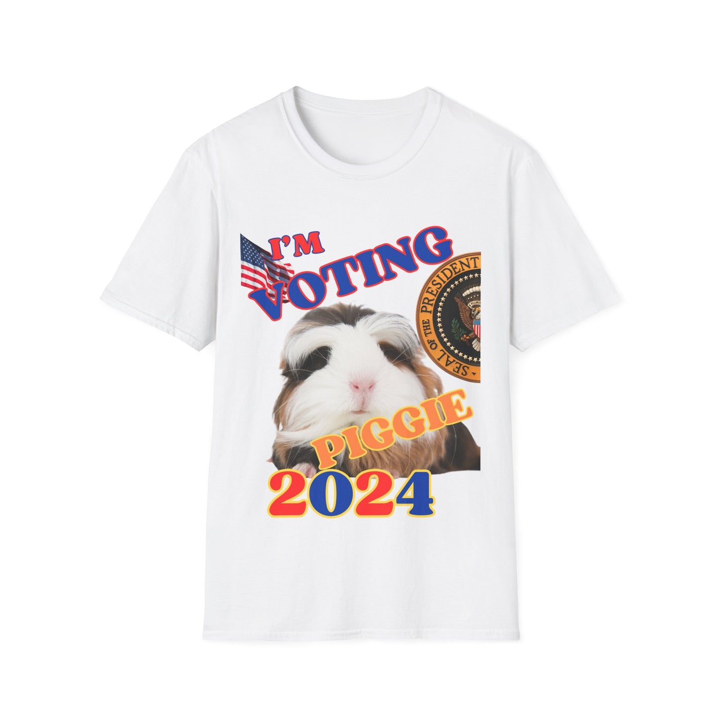 Piggie Presidential Election 2024 Unisex Softstyle T Shirt