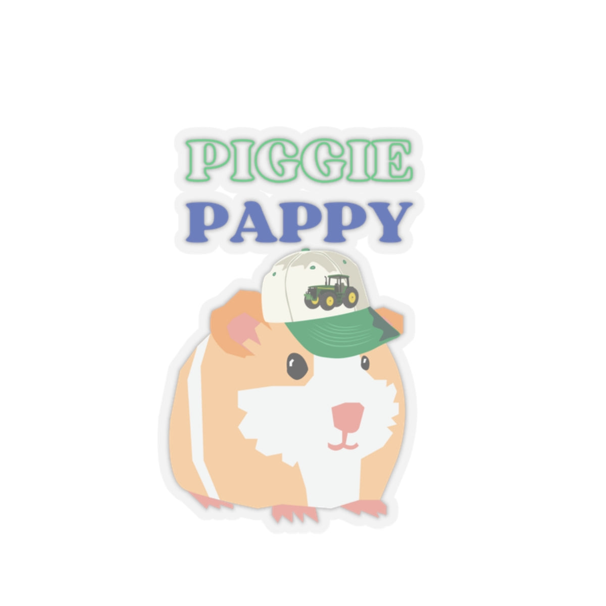 Guinea Piggie Pappy Kiss-Cut Stickers