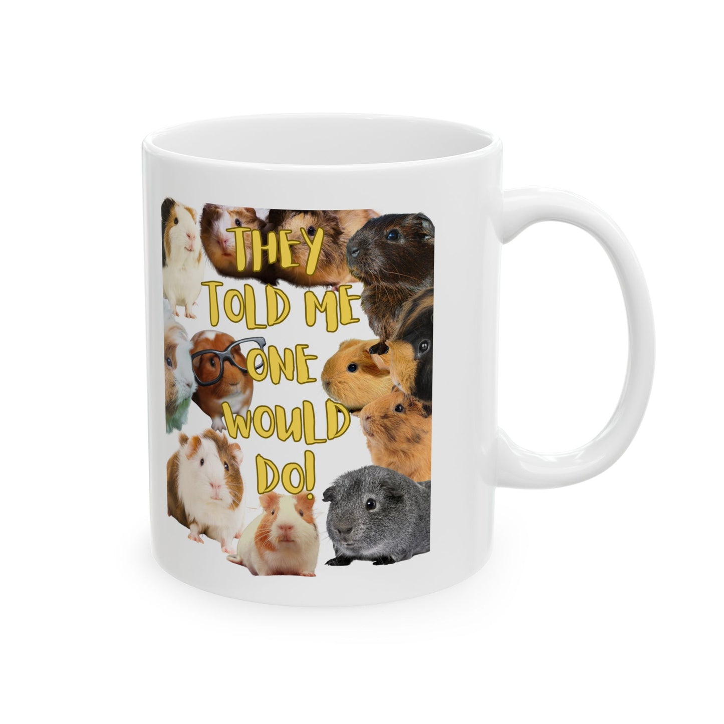 Diversify Guinea Pig Lover Ceramic Mug, 11oz