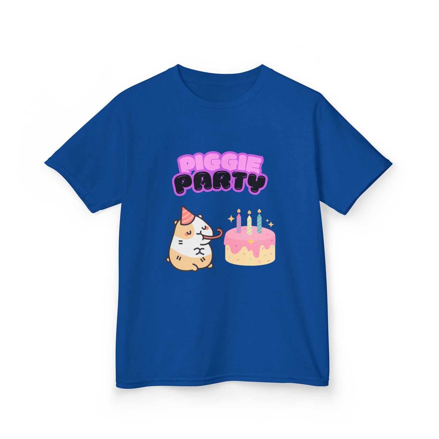 Kids T-Shirt, Guinea Pig Birthday Party Tee, Cute Animal Shirt, Children's Graphic Top, Youth Clothing, Birthday Gift