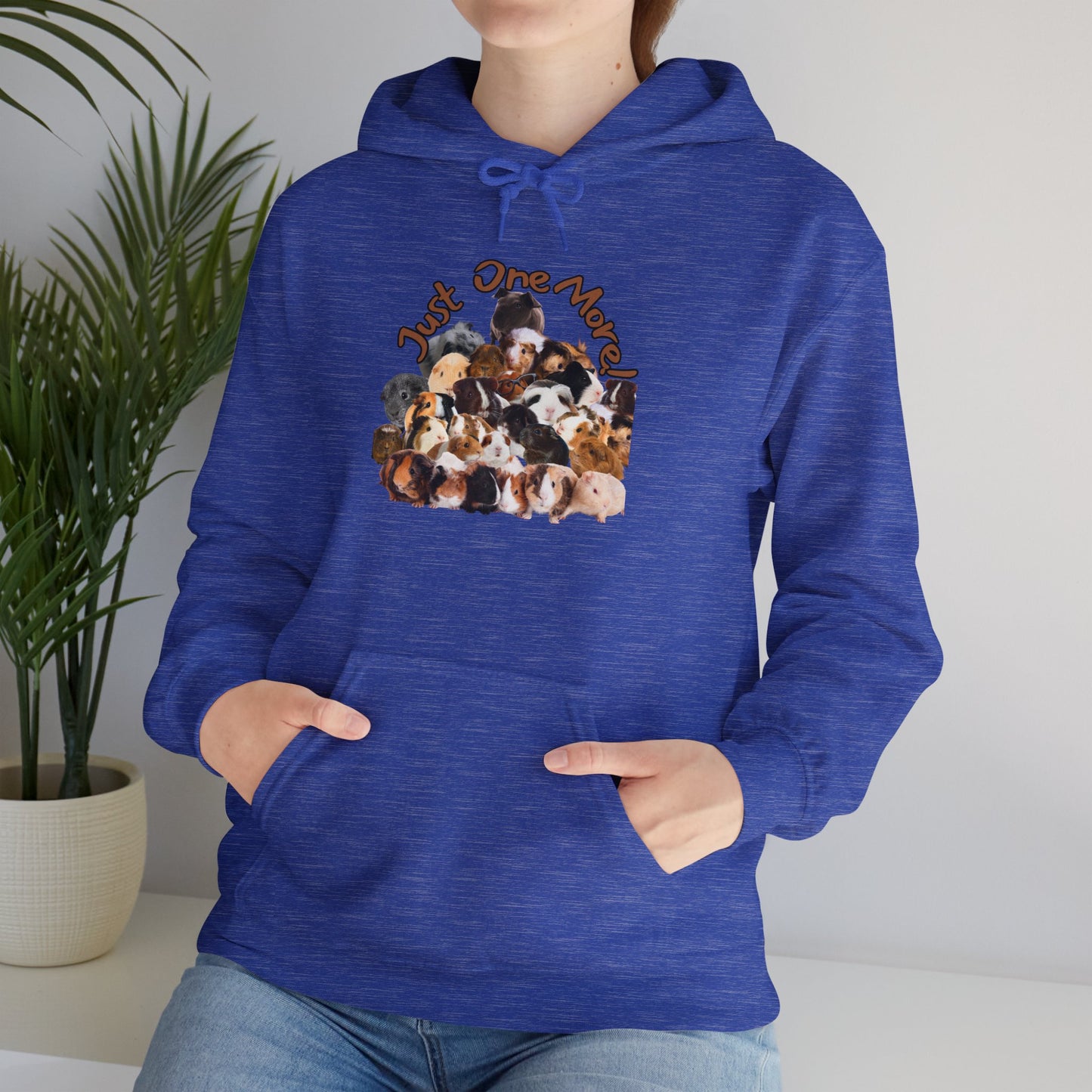 Guinea Pig Herd Hoodie, Just One More, Personalized Sweatshirt - Gift for Guinea Pig Lovers, Unisex Cozy Pullover, Customized Hooded Jumper,