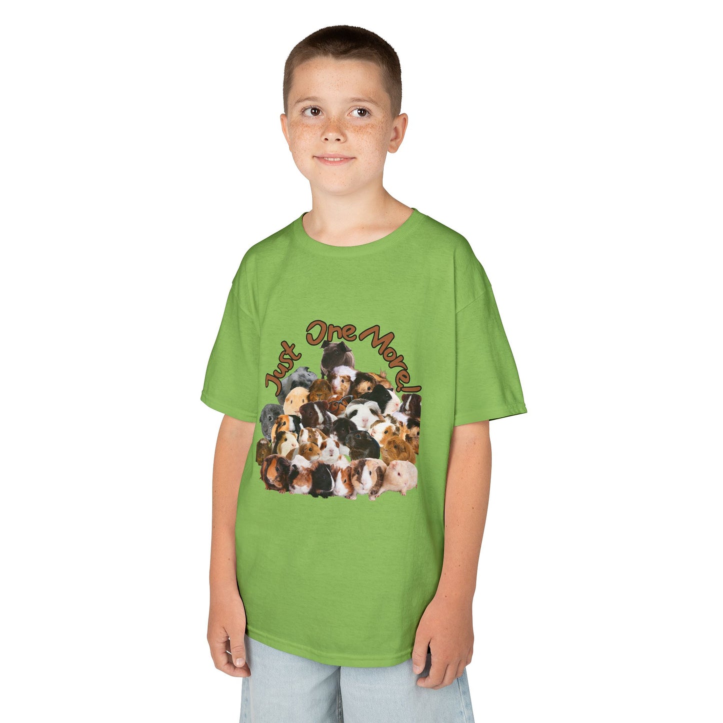 Kids T-Shirt with A Herd of Guinea Pigs Design - Just One More Quote