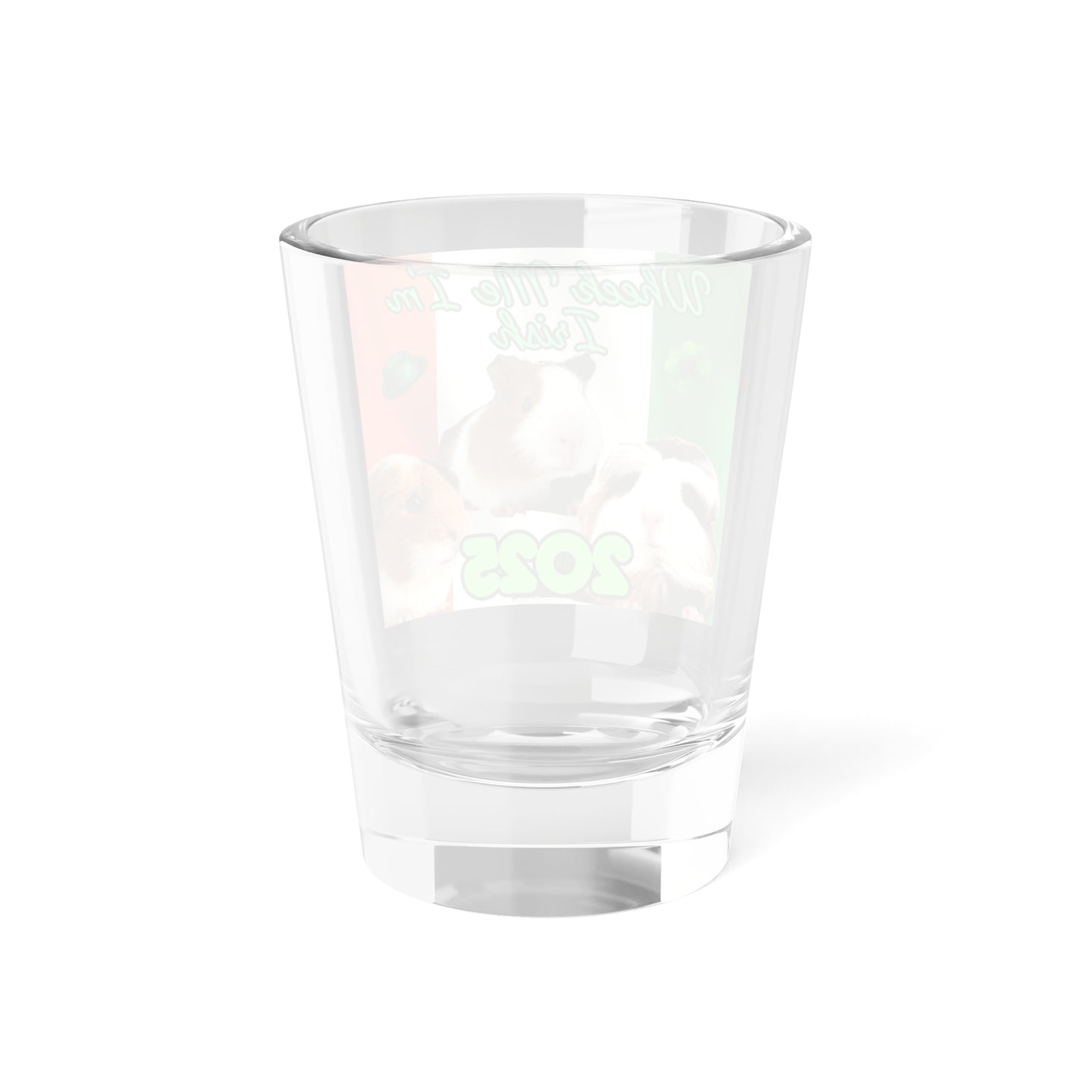 St. Patrick's Day Wheek Me Guinea Pig Shot Glass, Fun Party Drinkware, 2025