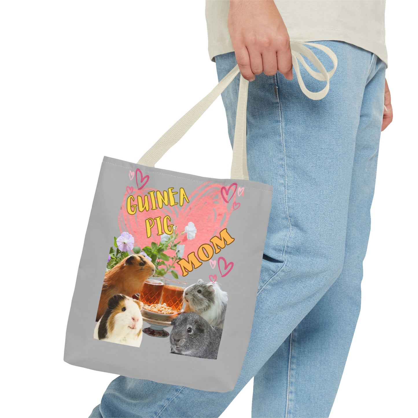 Guinea Pig Mom Tote Bag (AOP)