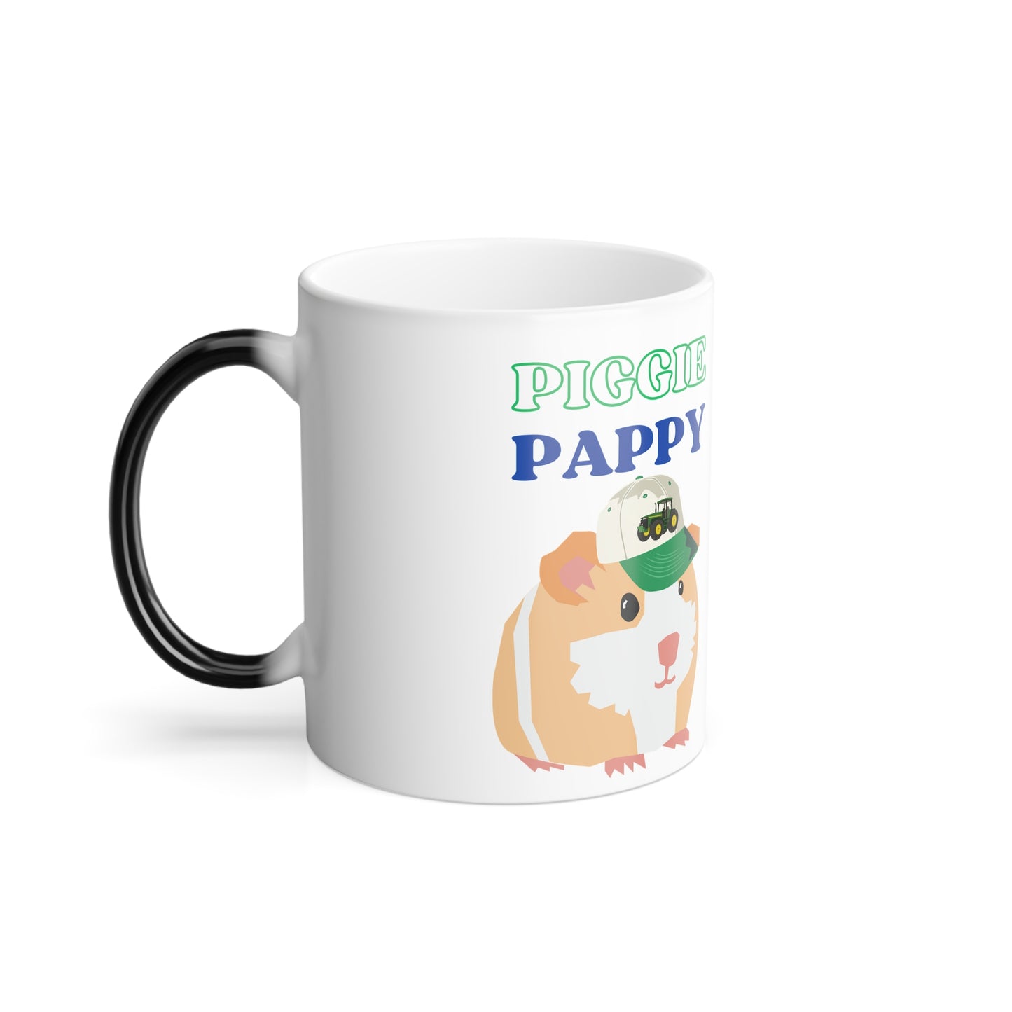 Piggie Pappy Guinea Pig Color Morphing Mug, 11oz