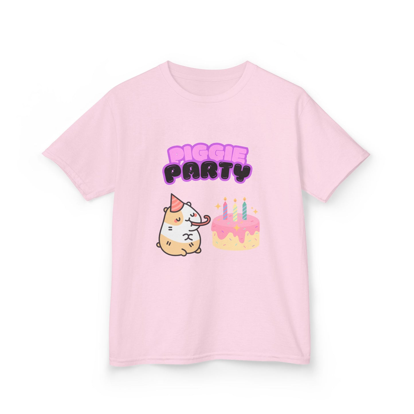 Kids T-Shirt, Guinea Pig Birthday Party Tee, Cute Animal Shirt, Children's Graphic Top, Youth Clothing, Birthday Gift