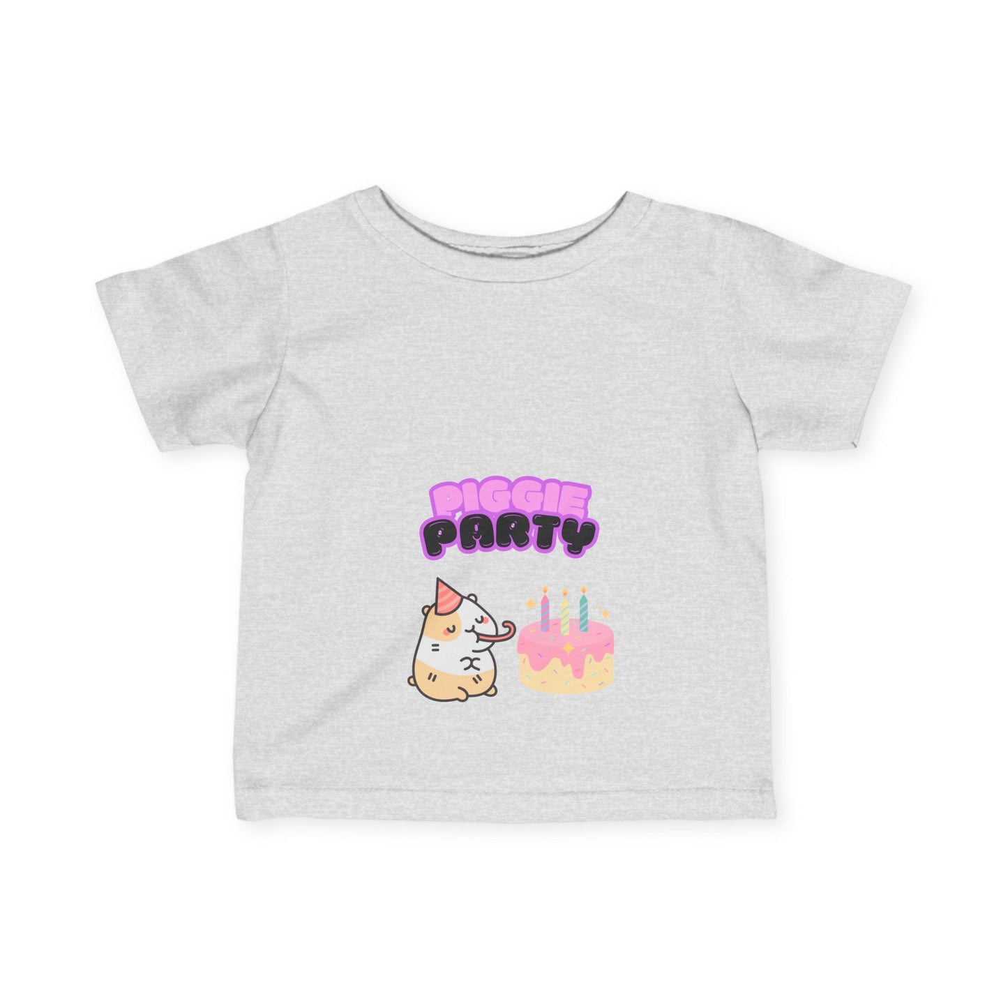 Cute Infant Tee, Piggie Party Baby T-Shirt, Fun Birthday Wear, Toddler Clothing, Kids Party Outfit, Baby Shower Gift, Guinea Pig, Cavey