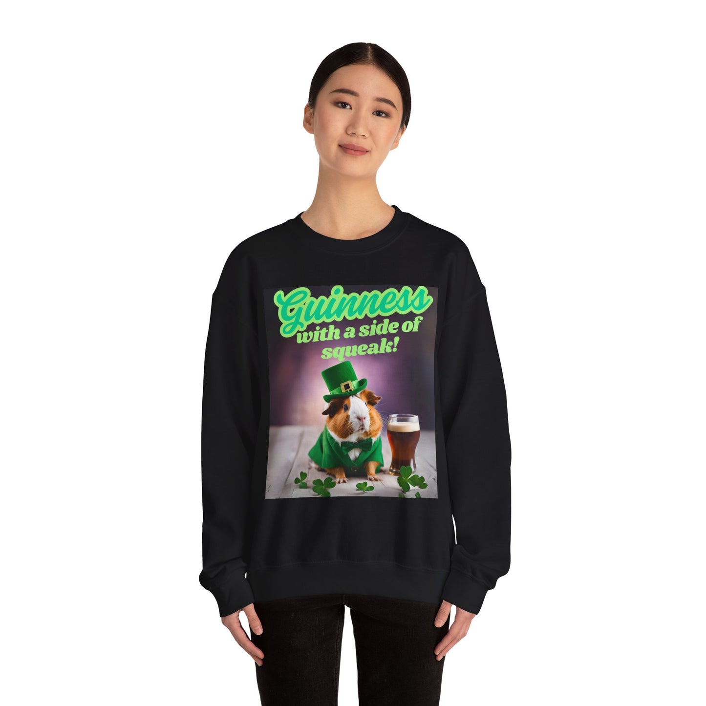 St. Patrick's Day Sweatshirt, Funny Pet Sweatshirt, Guinea Pigs