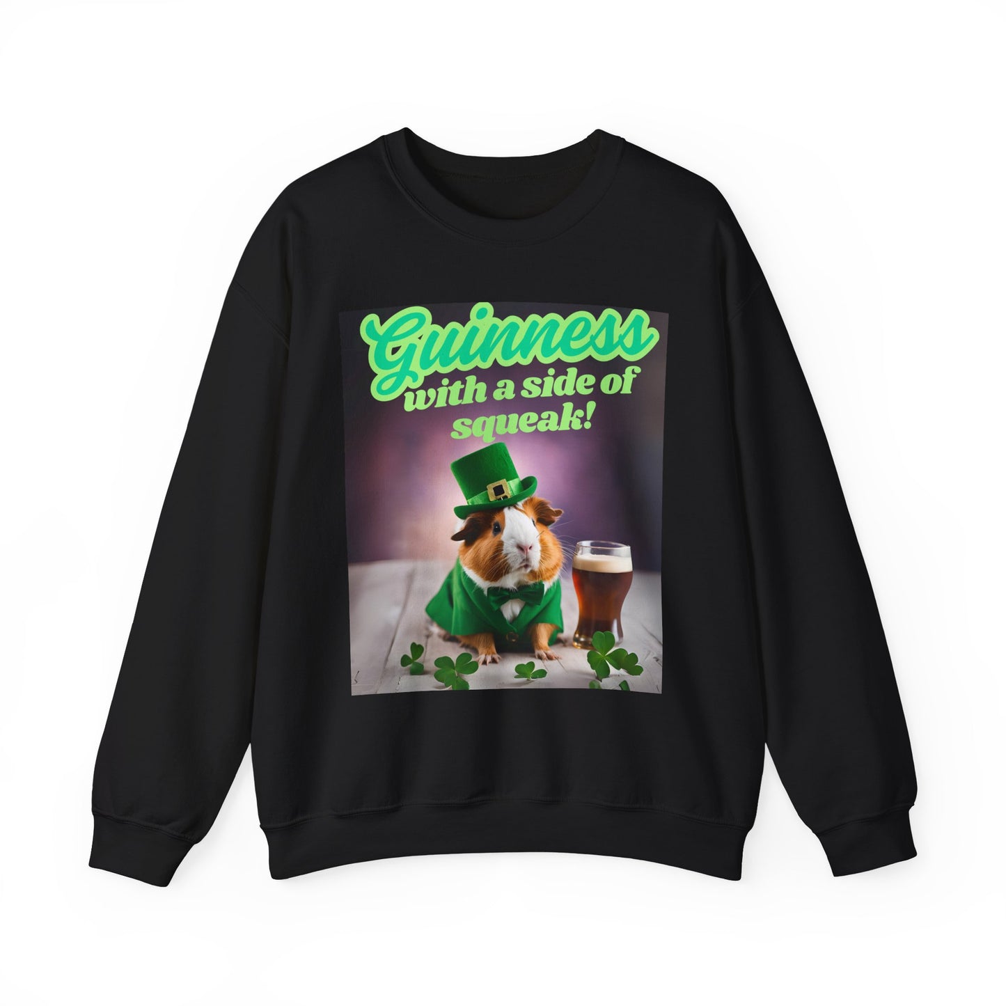 St. Patrick's Day Sweatshirt, Funny Pet Sweatshirt, Guinea Pigs