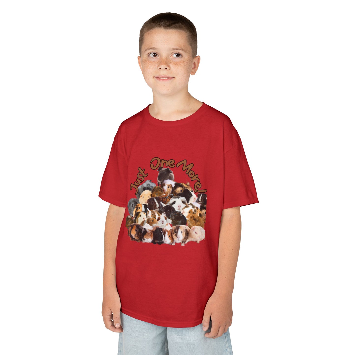 Kids T-Shirt with A Herd of Guinea Pigs Design - Just One More Quote