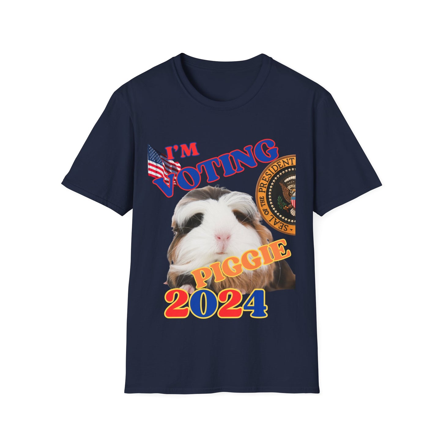 Piggie Presidential Election 2024 Unisex Softstyle T Shirt