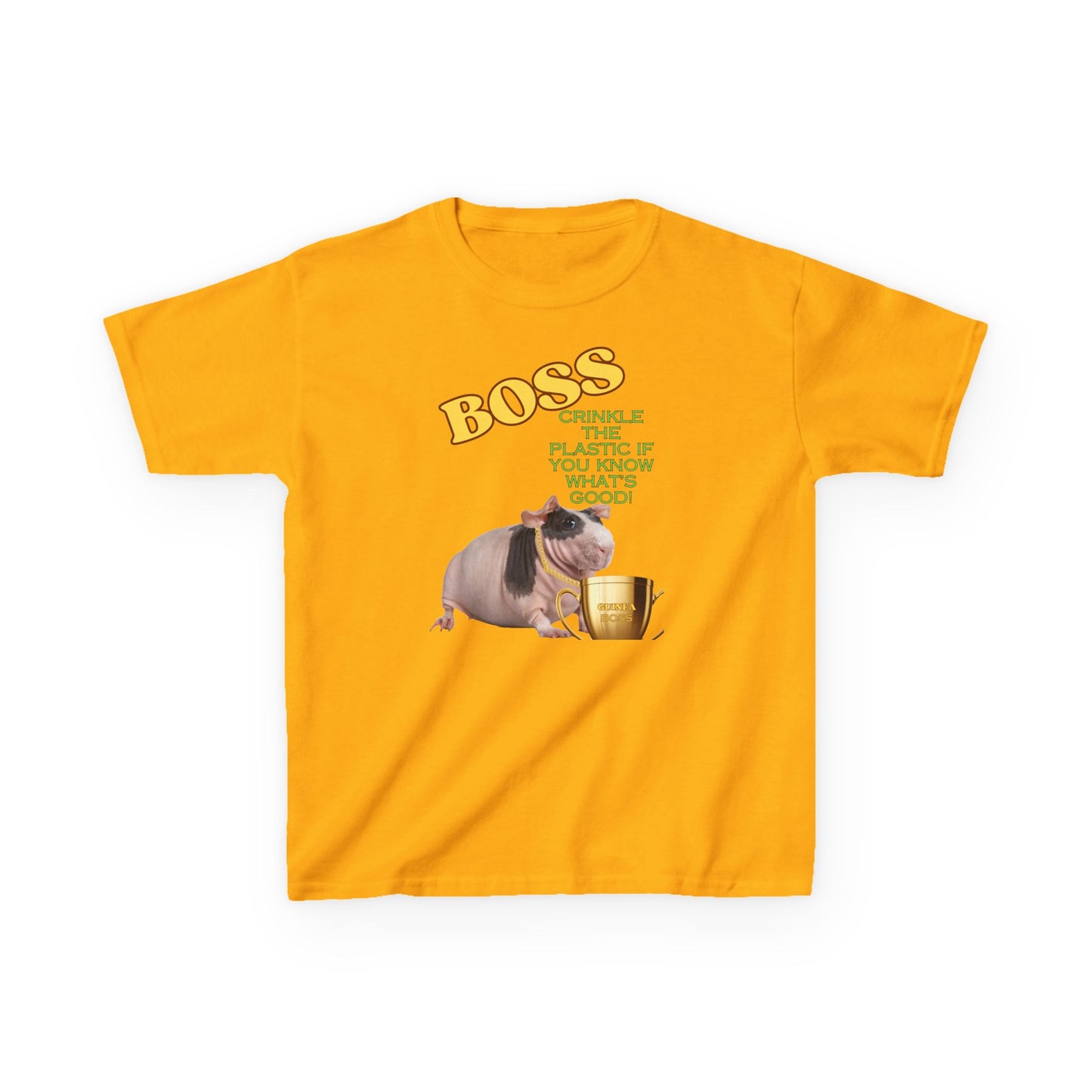 Boss Skinny Guinea Pig Kids Heavy Cotton™ Tee