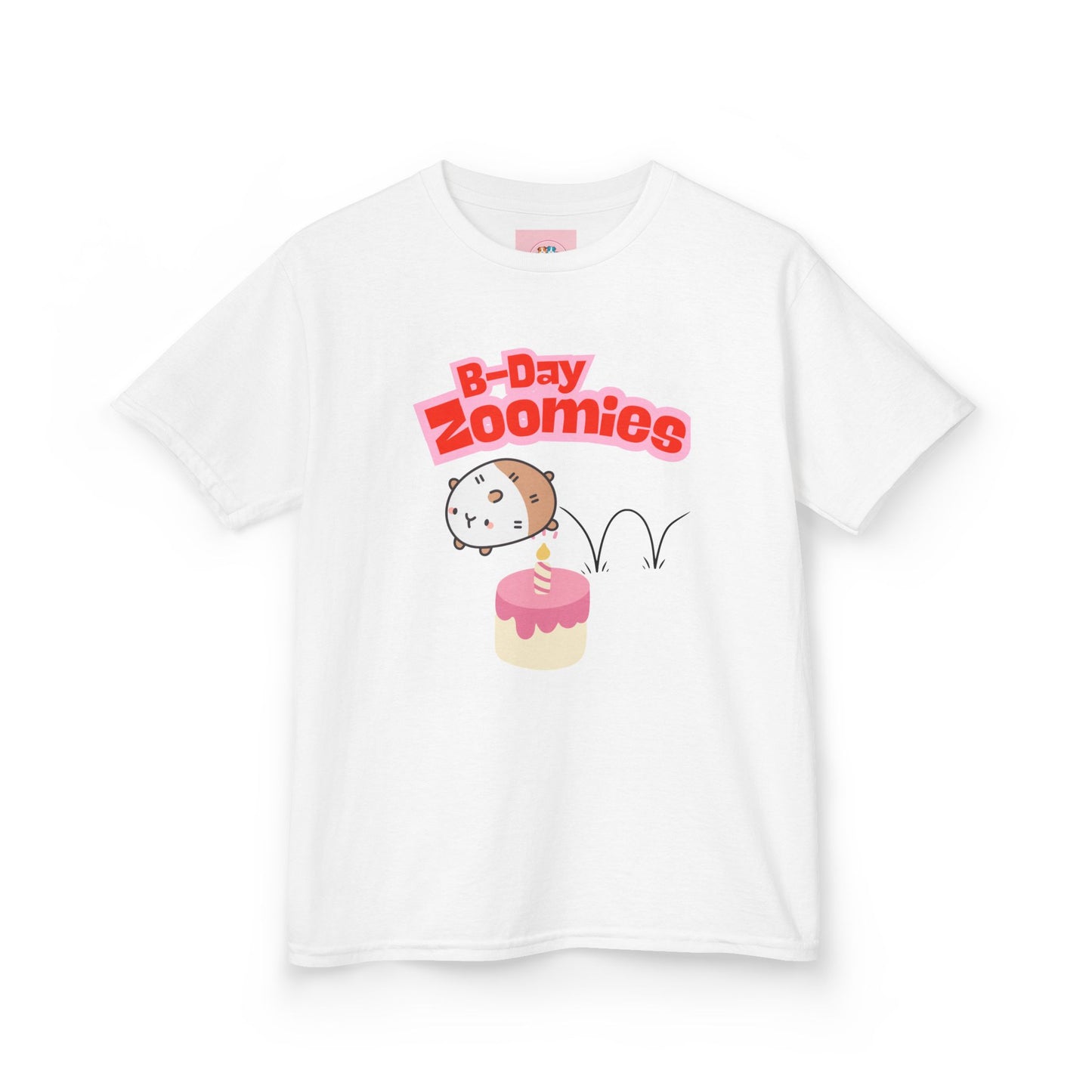 Birthday Zoomies Kids Tee - Fun Cotton Tee for Child's Birthday Party, Gift, Celebration, Cute Graphic T-Shirt, Kid's Apparel