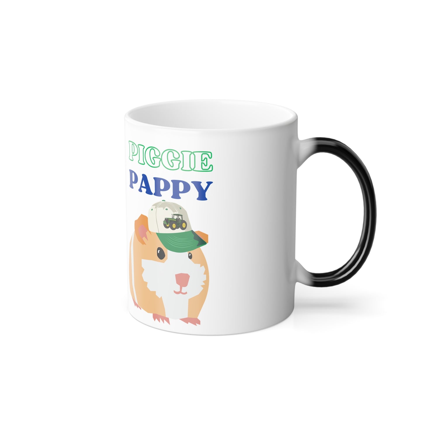 Piggie Pappy Guinea Pig Color Morphing Mug, 11oz