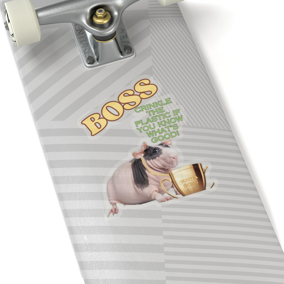 Boss Guinea Pig Kiss-Cut Stickers