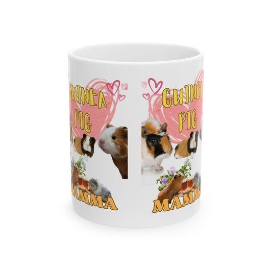 Guinea Pig Mamma Ceramic Mug, 11oz