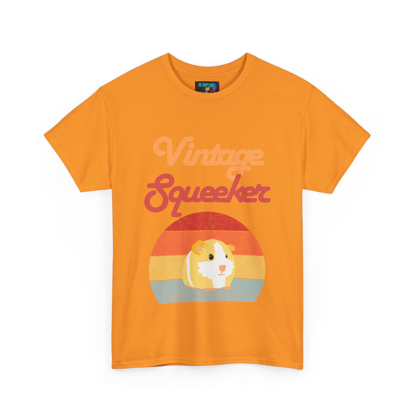 Vintage Squeeker Unisex Heavy Cotton Tee, Cute Pet Lover Shirt, Gift for Guinea Pig Owners, Retro Animal Tee, Fun Casual Wear