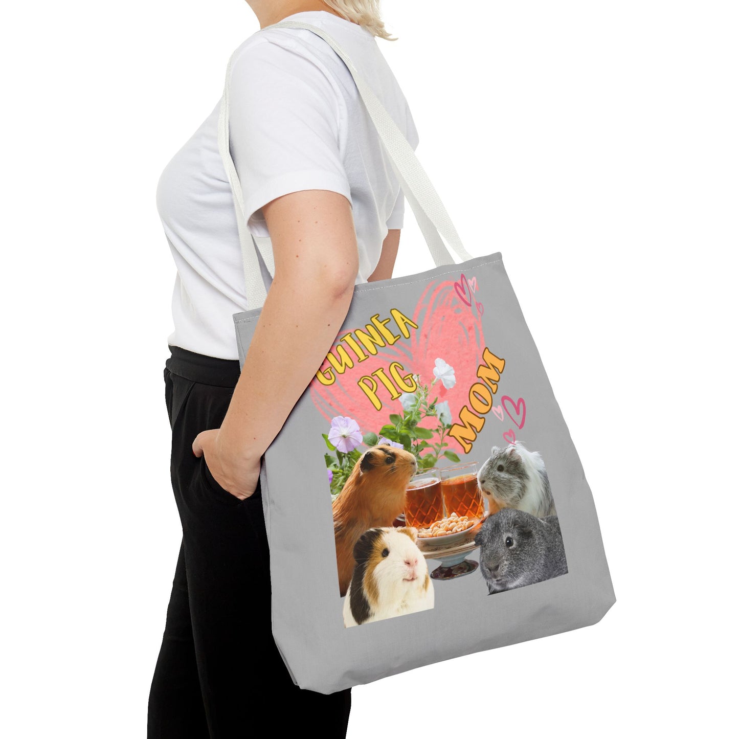 Guinea Pig Mom Tote Bag (AOP)