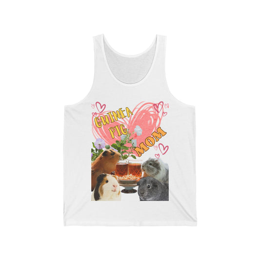 Guinea Pig Mom Unisex Jersey Tank