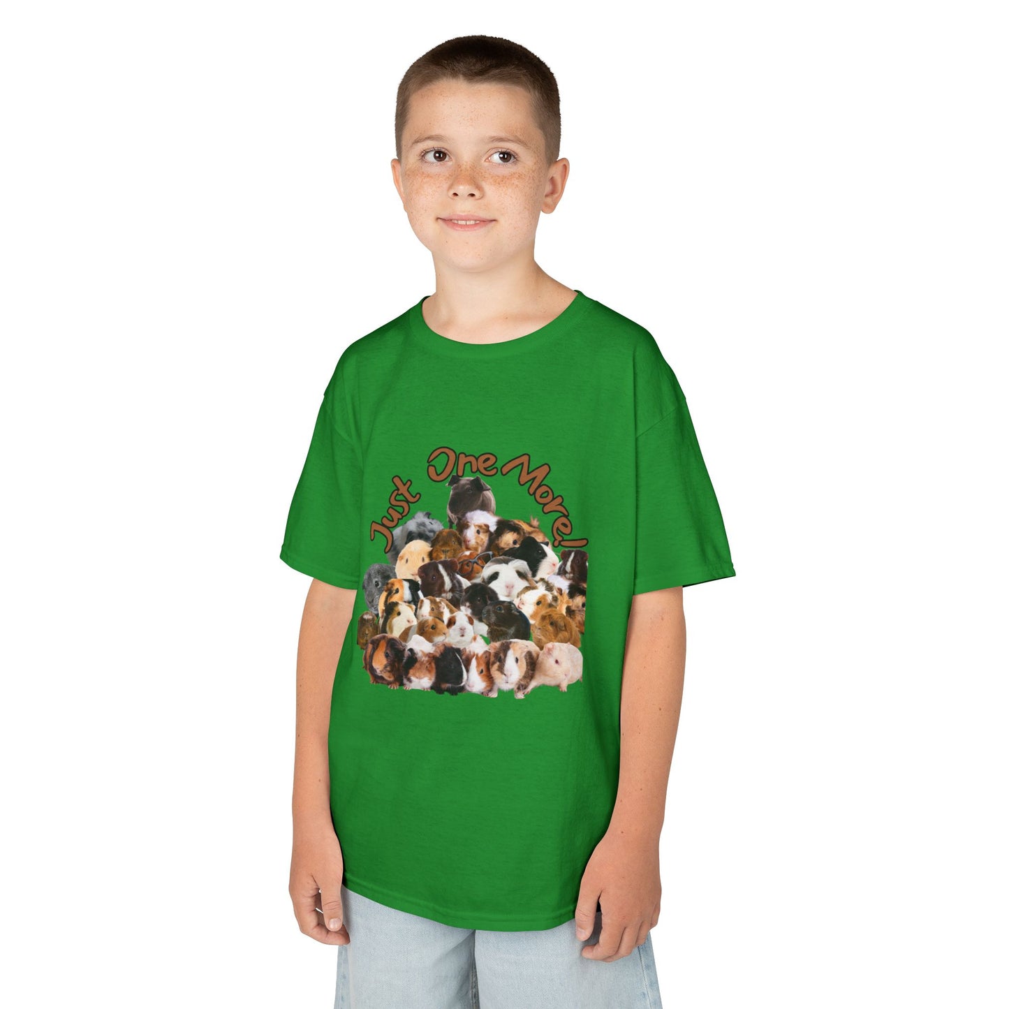 Kids T-Shirt with A Herd of Guinea Pigs Design - Just One More Quote