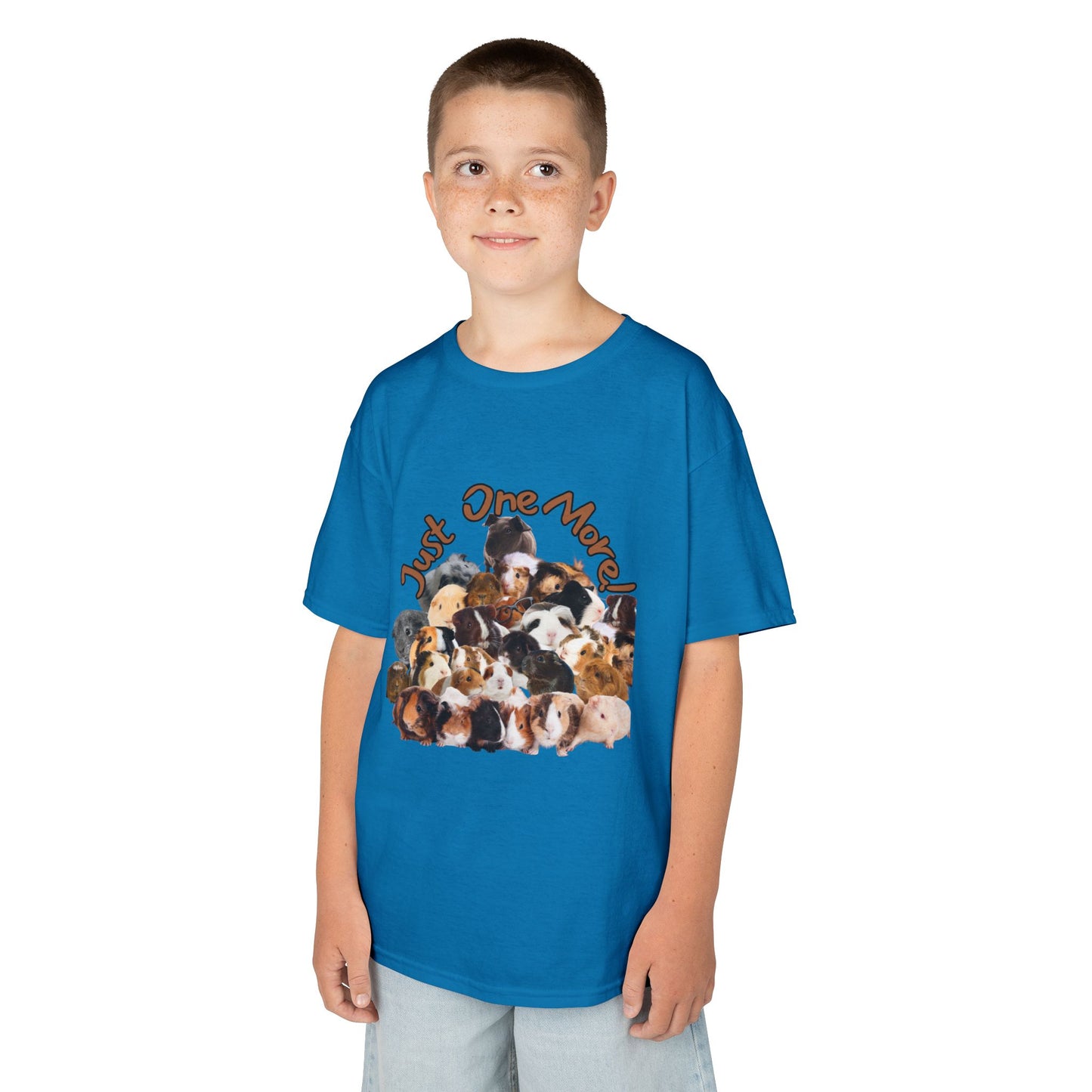 Kids T-Shirt with A Herd of Guinea Pigs Design - Just One More Quote