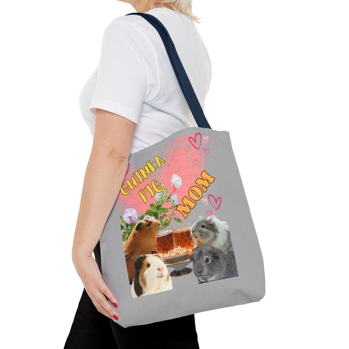 Guinea Pig Mom Tote Bag (AOP)