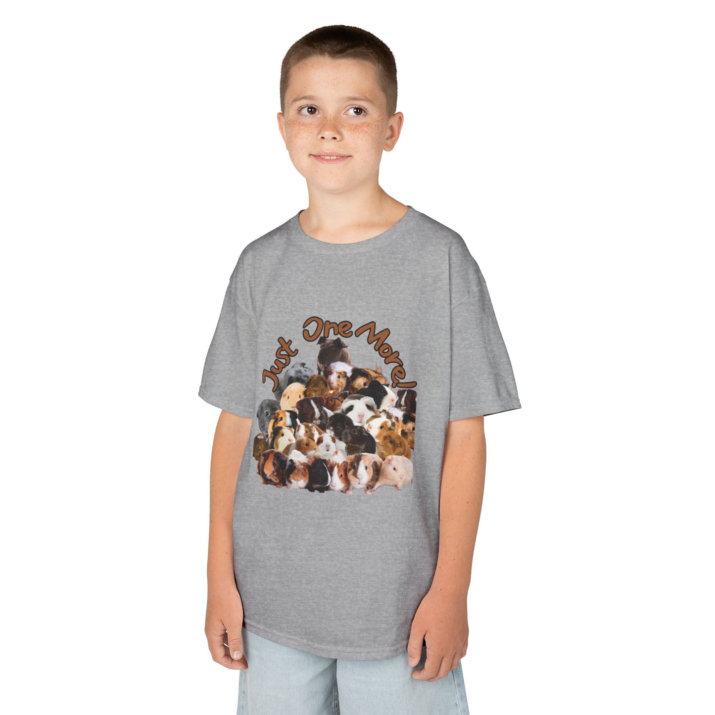 Kids T-Shirt with A Herd of Guinea Pigs Design - Just One More Quote