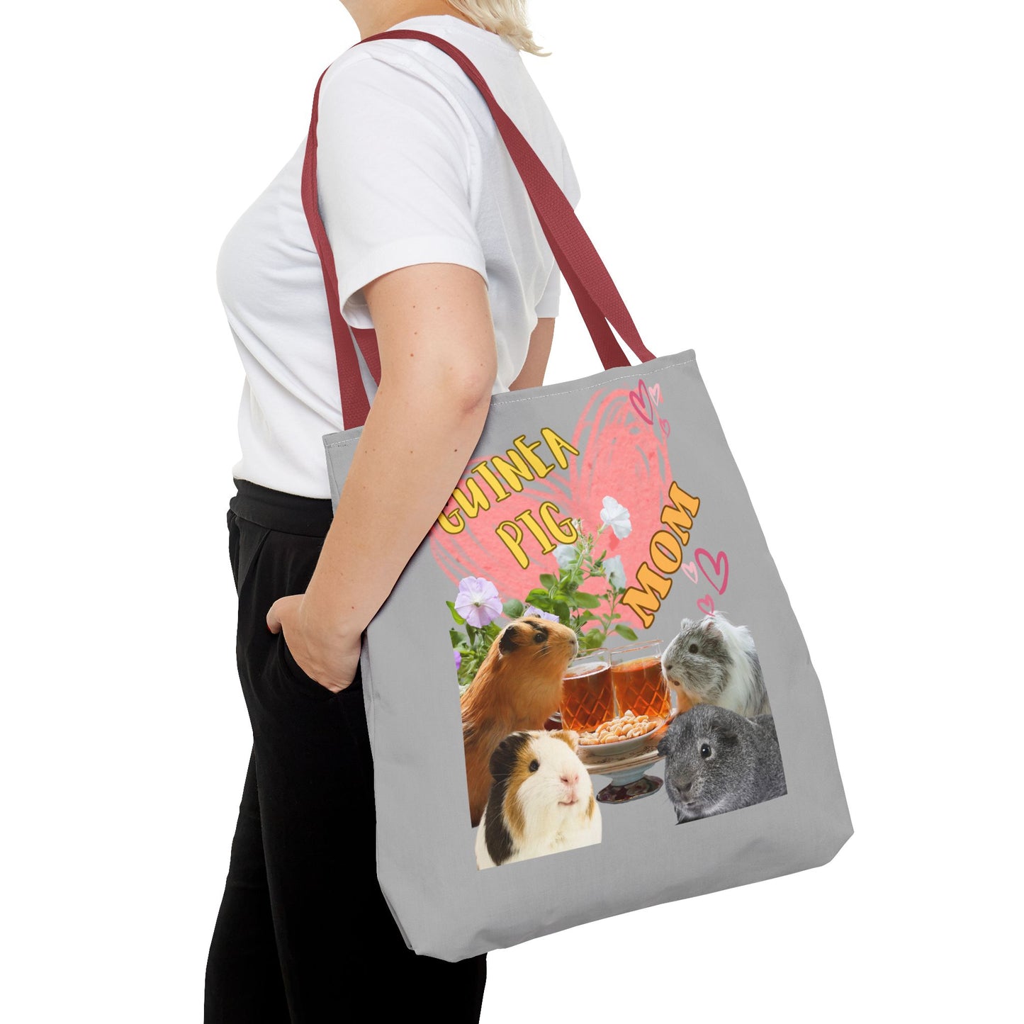 Guinea Pig Mom Tote Bag (AOP)