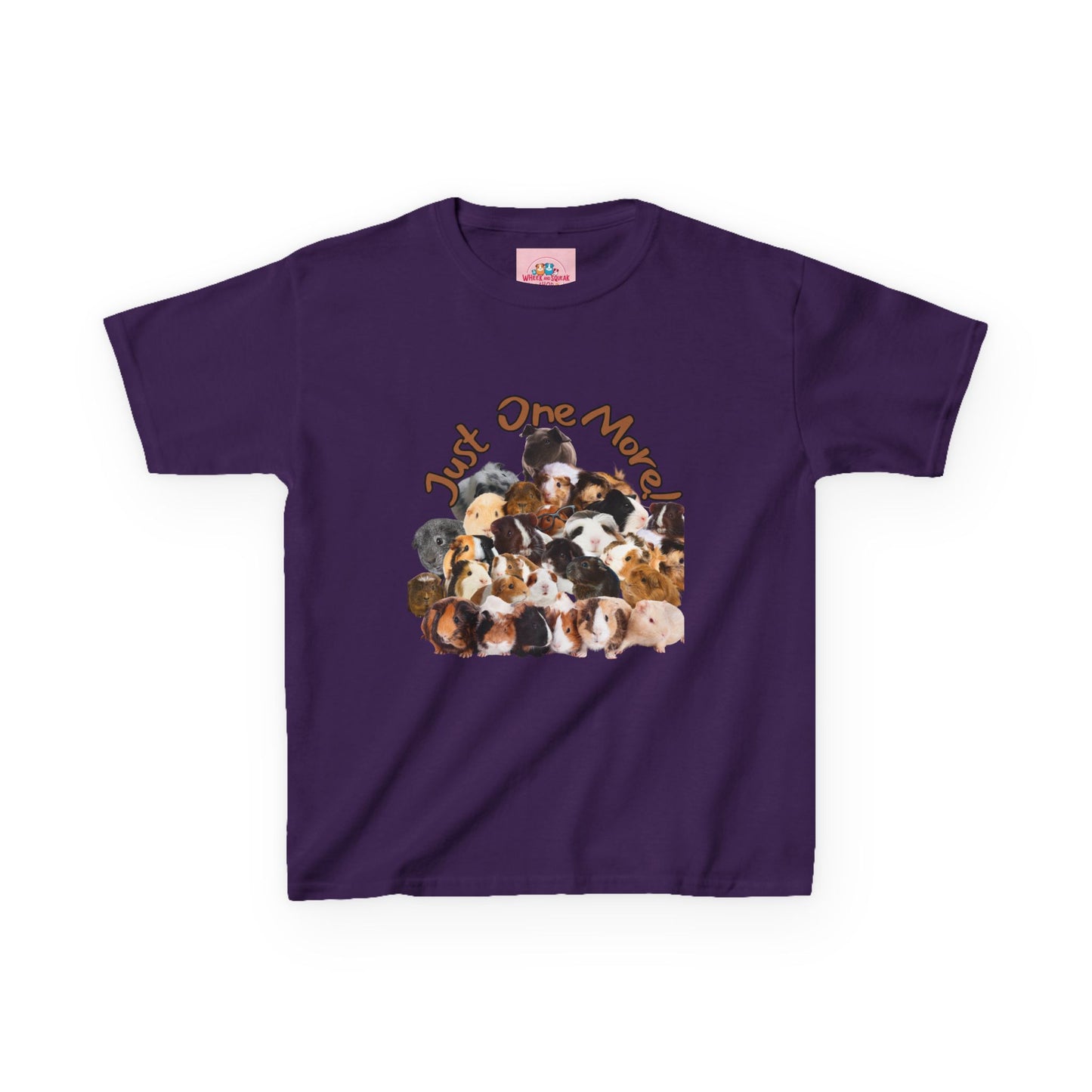 Kids T-Shirt with A Herd of Guinea Pigs Design - Just One More Quote