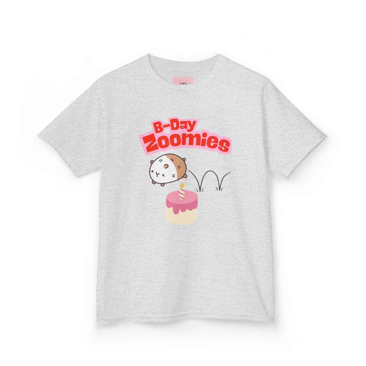 Birthday Zoomies Kids Tee - Fun Cotton Tee for Child's Birthday Party, Gift, Celebration, Cute Graphic T-Shirt, Kid's Apparel