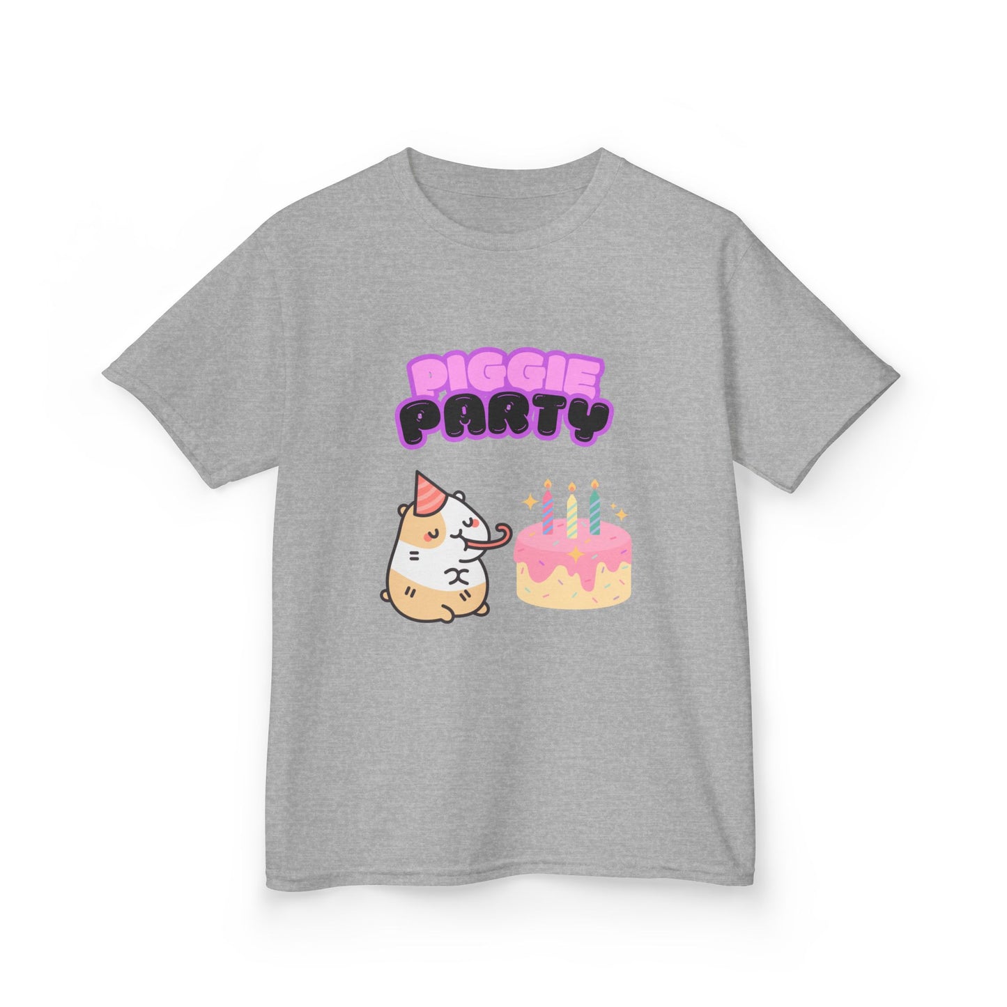 Kids T-Shirt, Guinea Pig Birthday Party Tee, Cute Animal Shirt, Children's Graphic Top, Youth Clothing, Birthday Gift