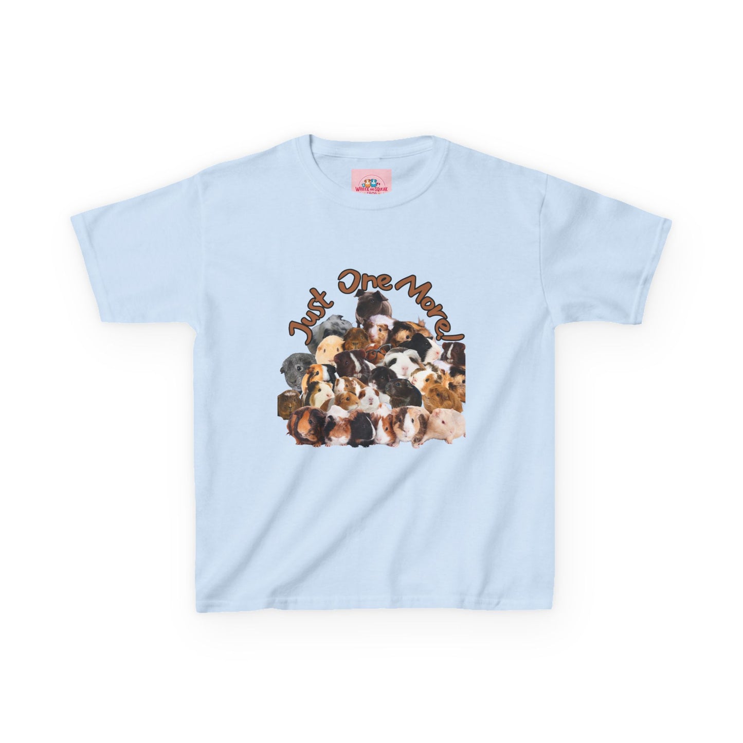 Kids T-Shirt with A Herd of Guinea Pigs Design - Just One More Quote