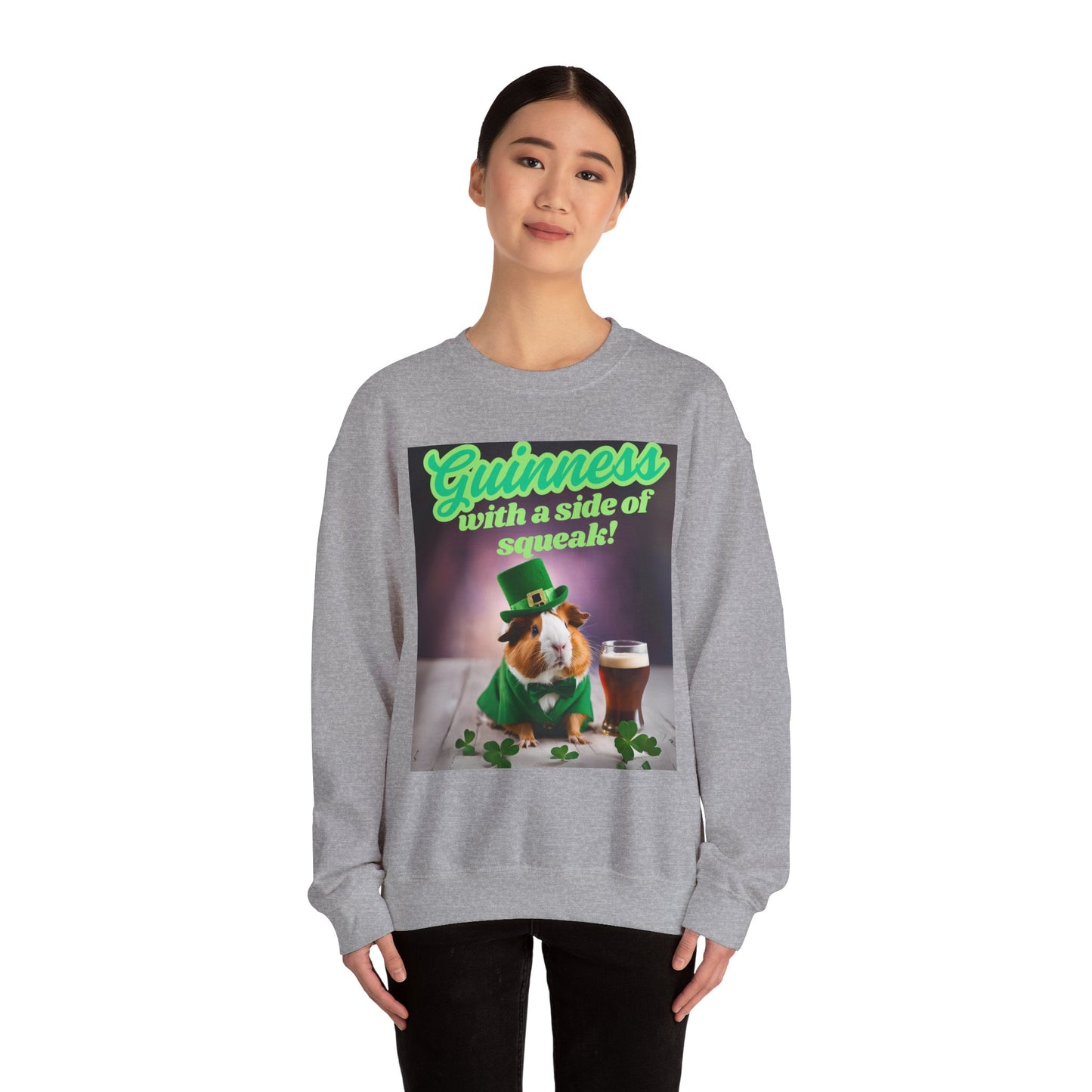 St. Patrick's Day Sweatshirt, Funny Pet Sweatshirt, Guinea Pigs