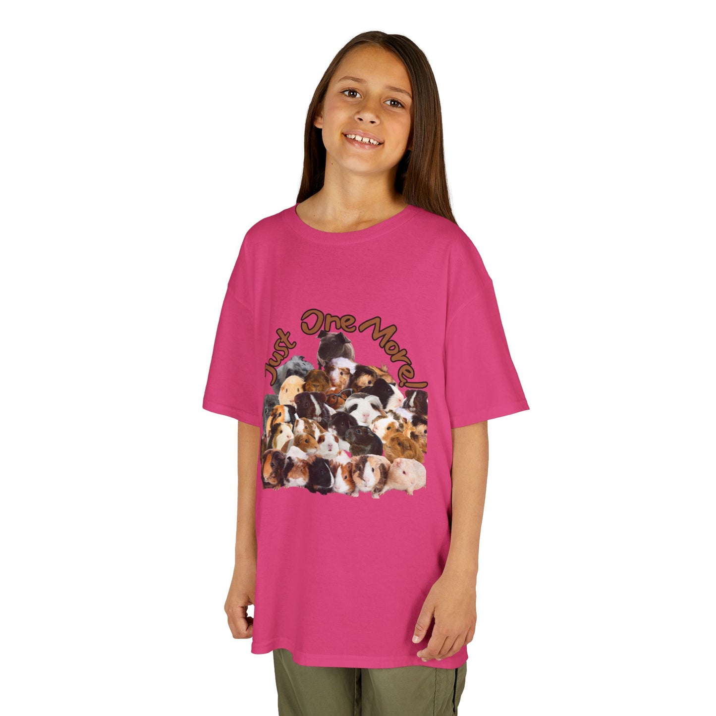 Kids T-Shirt with A Herd of Guinea Pigs Design - Just One More Quote