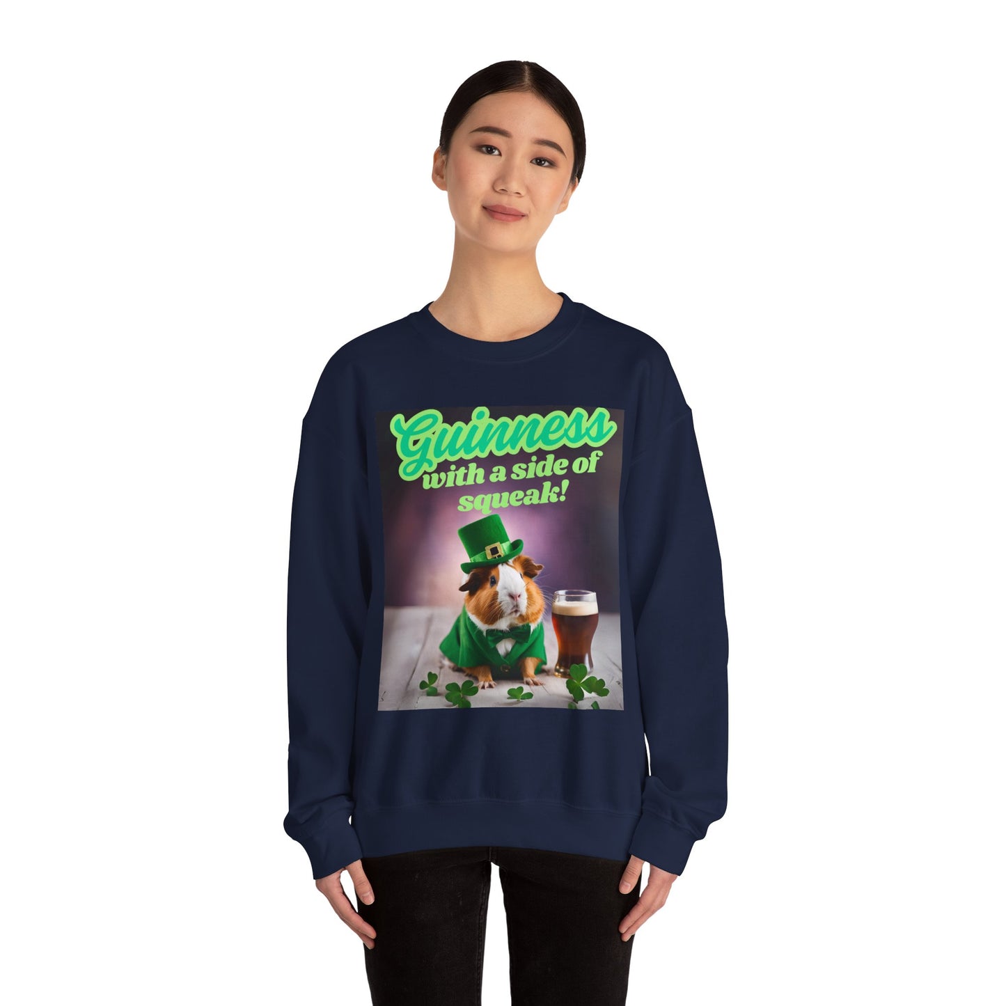 St. Patrick's Day Sweatshirt, Funny Pet Sweatshirt, Guinea Pigs