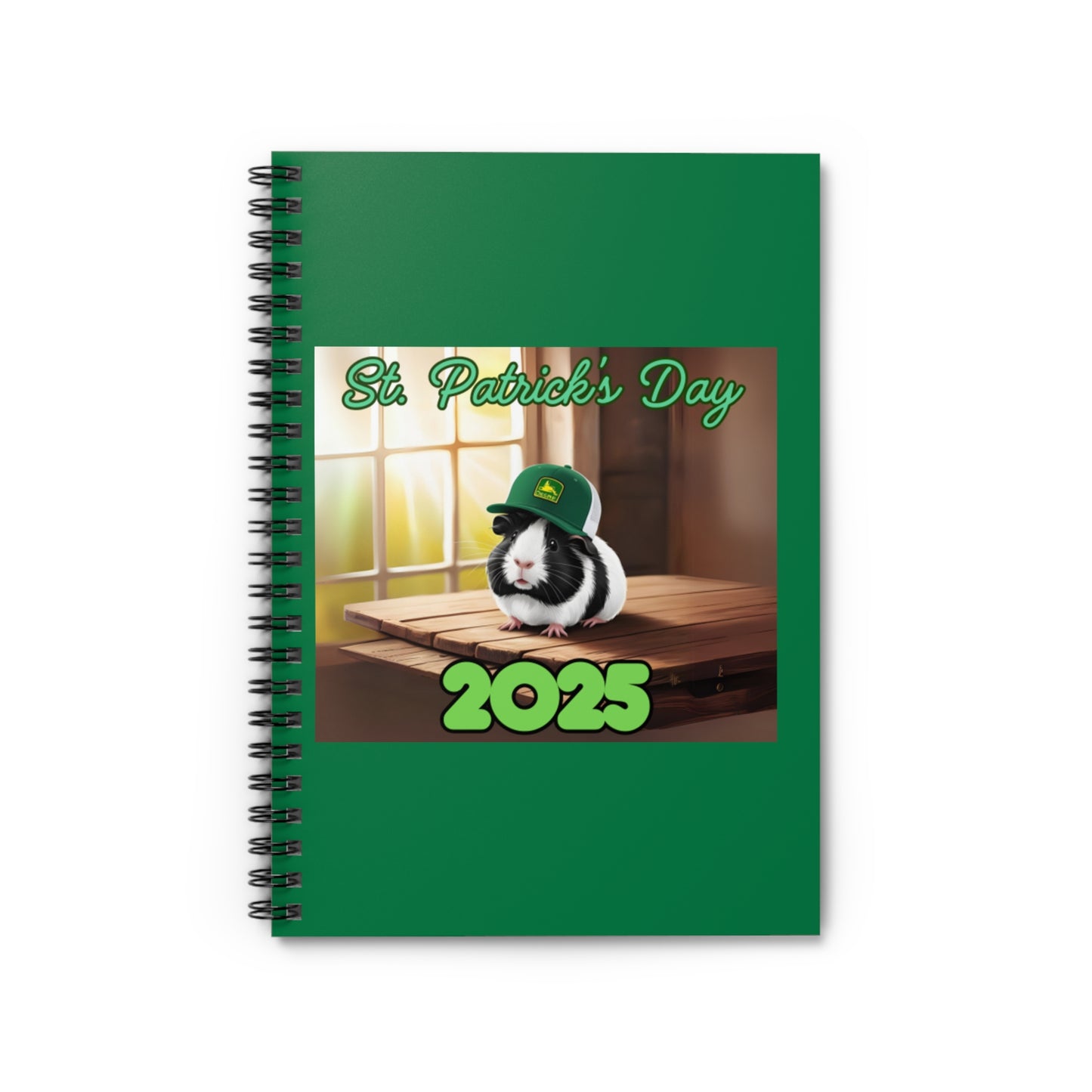 St. Patrick's Day Spiral Notebook - Ruled Line, Cute Notebook, Gift for Friends, March Celebrations, School Supplies, Festive Writing