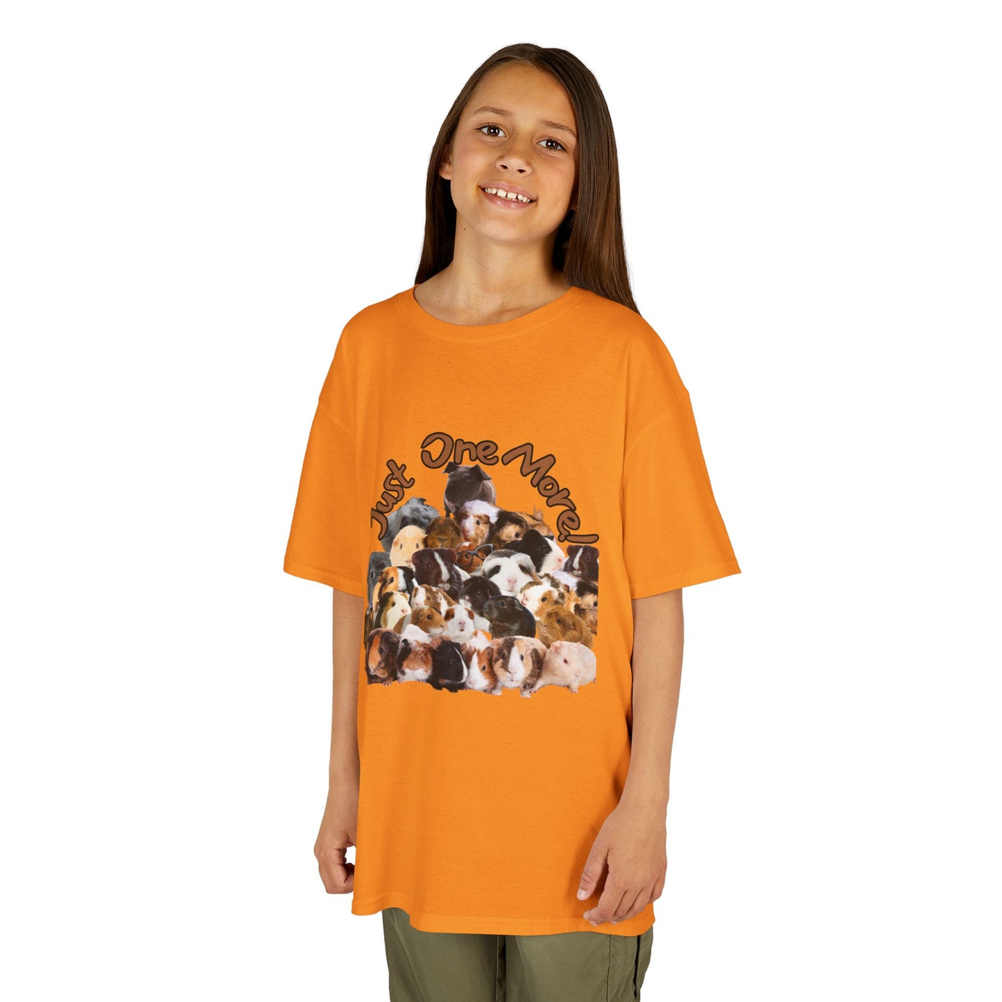 Kids T-Shirt with A Herd of Guinea Pigs Design - Just One More Quote