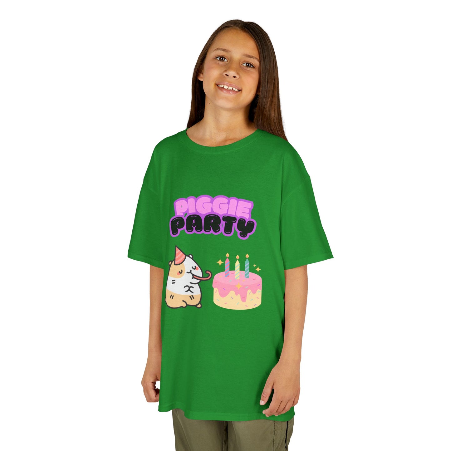 Kids T-Shirt, Guinea Pig Birthday Party Tee, Cute Animal Shirt, Children's Graphic Top, Youth Clothing, Birthday Gift