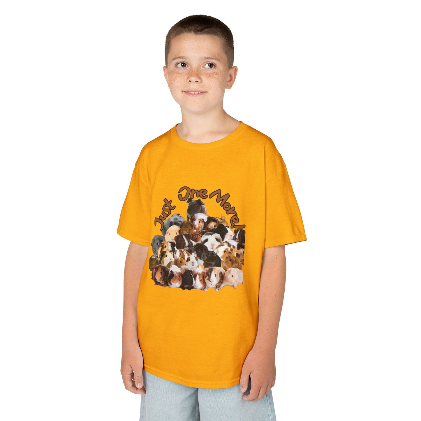 Kids T-Shirt with A Herd of Guinea Pigs Design - Just One More Quote